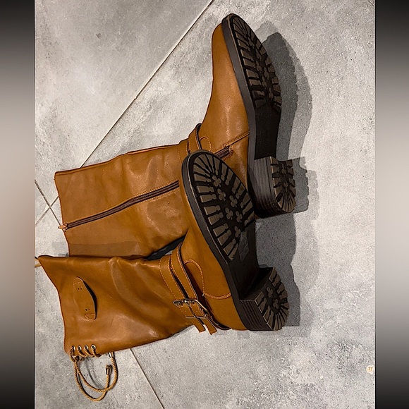 Warm Knee High Winter Boots Size 7 - Picture 6 of 7